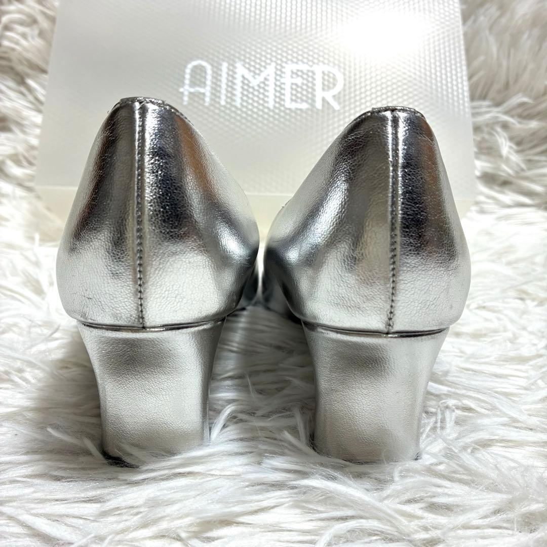 エメ 演奏会用シューズ パンプス シルバー コンサート用 AIMER