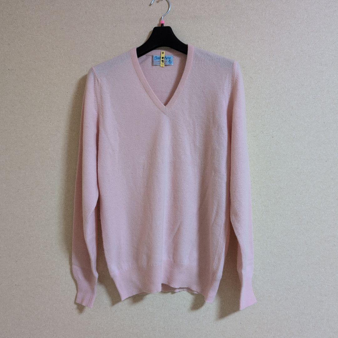 Ballantyne Cashmere 　ピンク　38ニット クリーニング済み