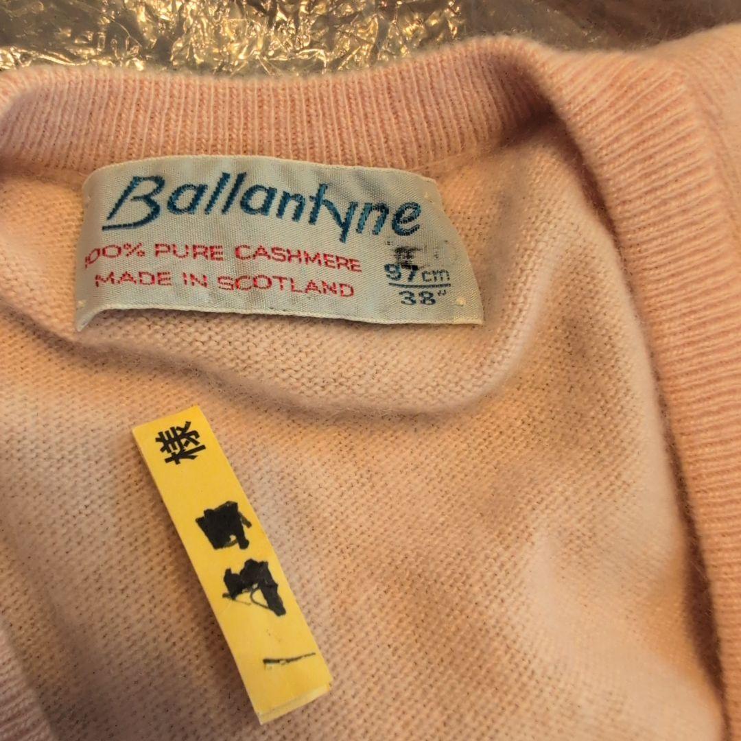 Ballantyne Cashmere 　ピンク　38ニット クリーニング済み