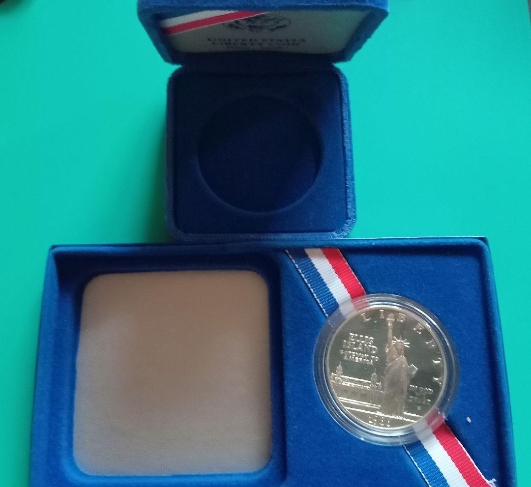 1986 自由の女神像100周年記念銀貨　プルーフ