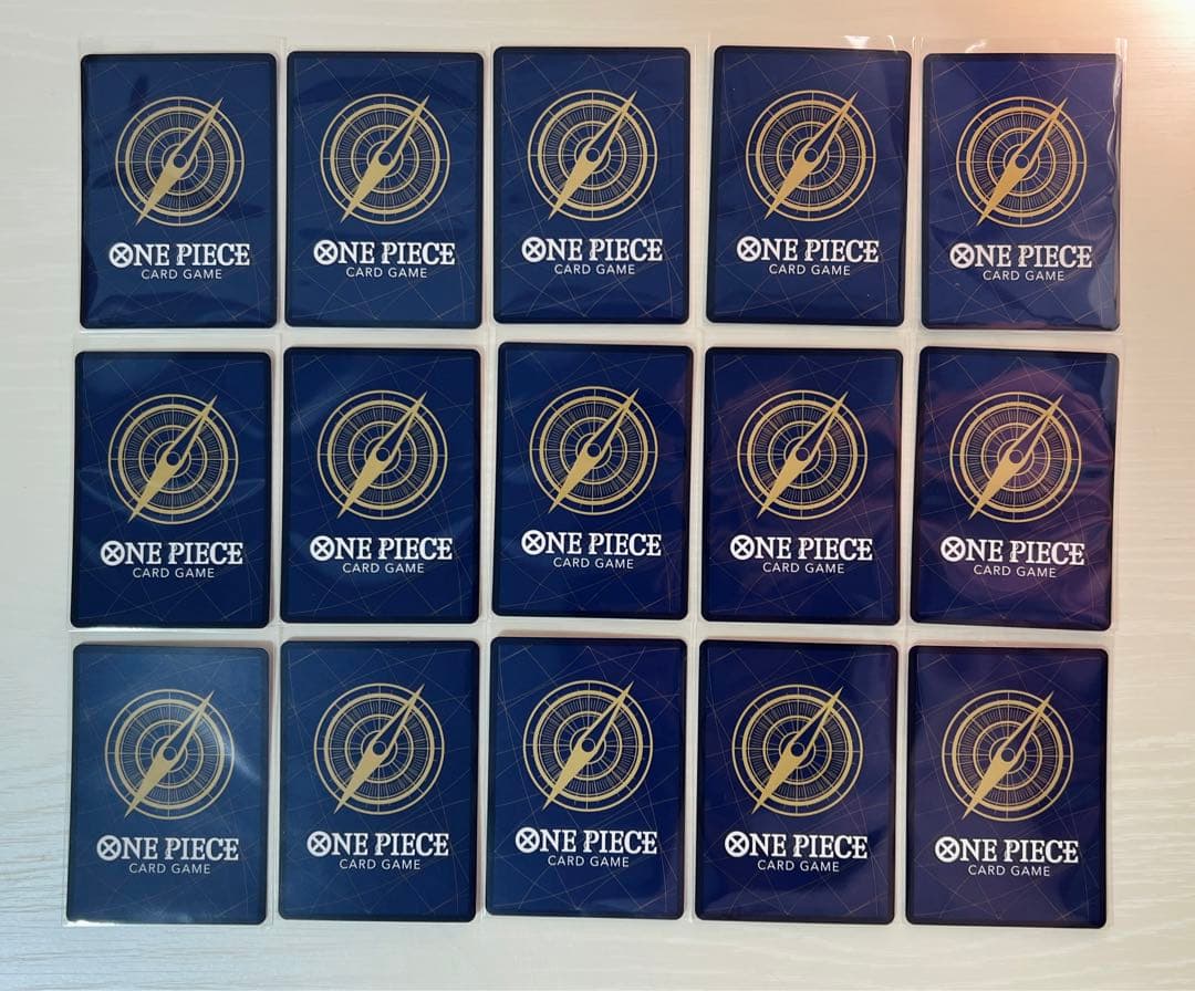 ワンピース カードゲーム モンキー・D・ルフィ 6000レア 15枚セット