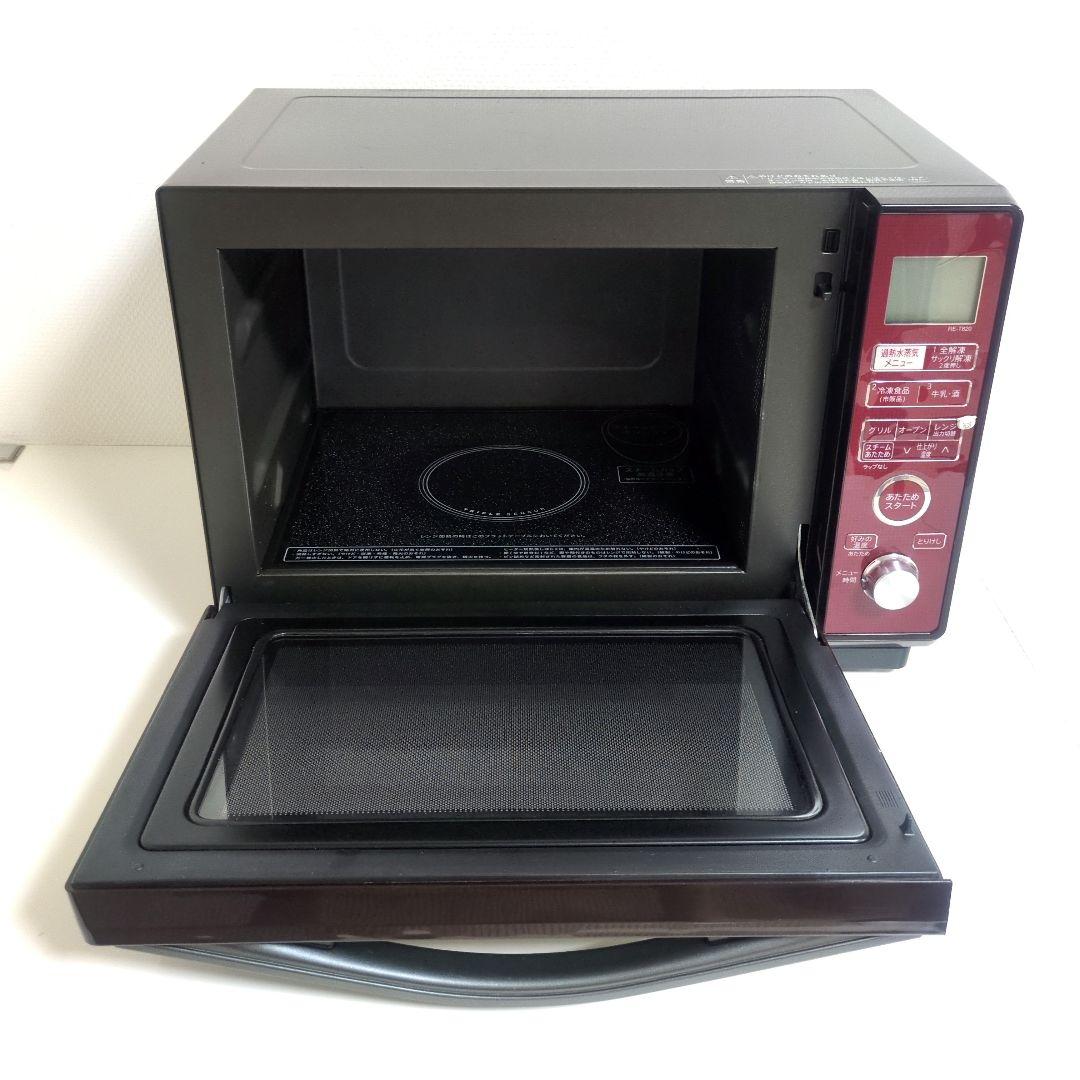 美品RE-T820-R グリル・オーブン・レンジ