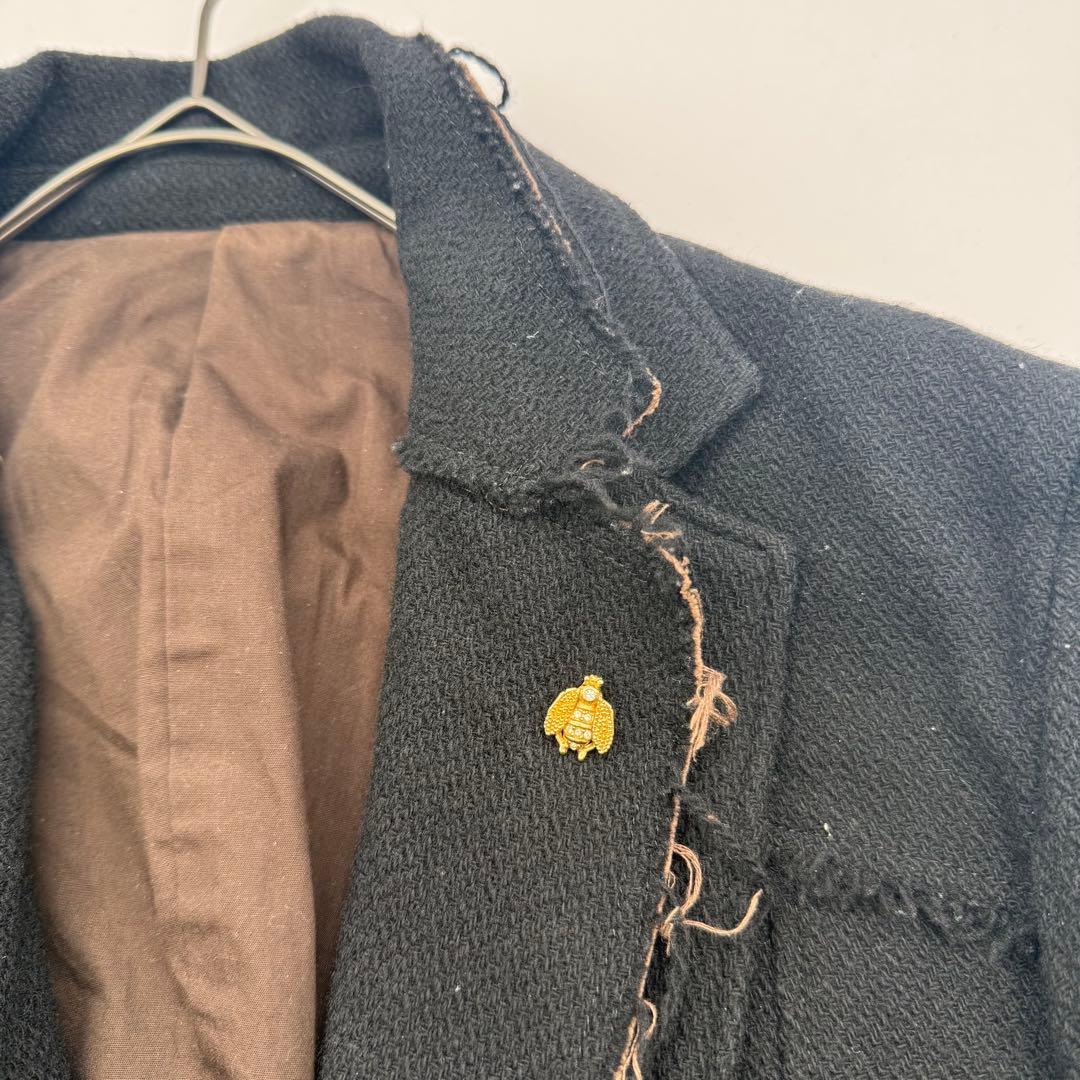 美品 Dior クリスチャンディオール ミツバチ ピンバッジ 蜂 ゴールド