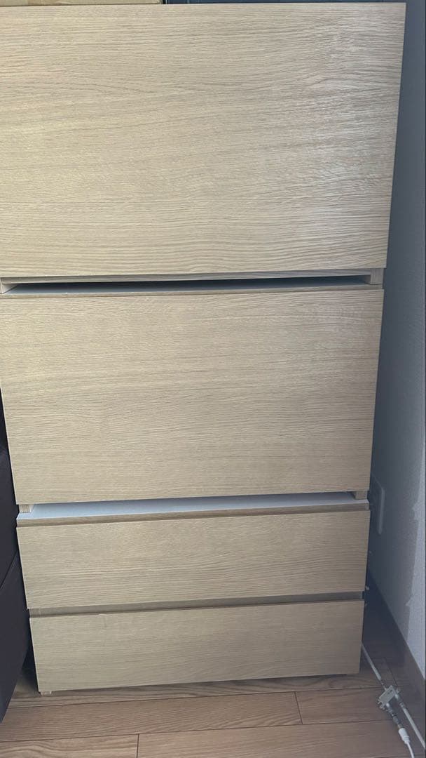 ナチュラルウッド すのこベッド 引き出し付き