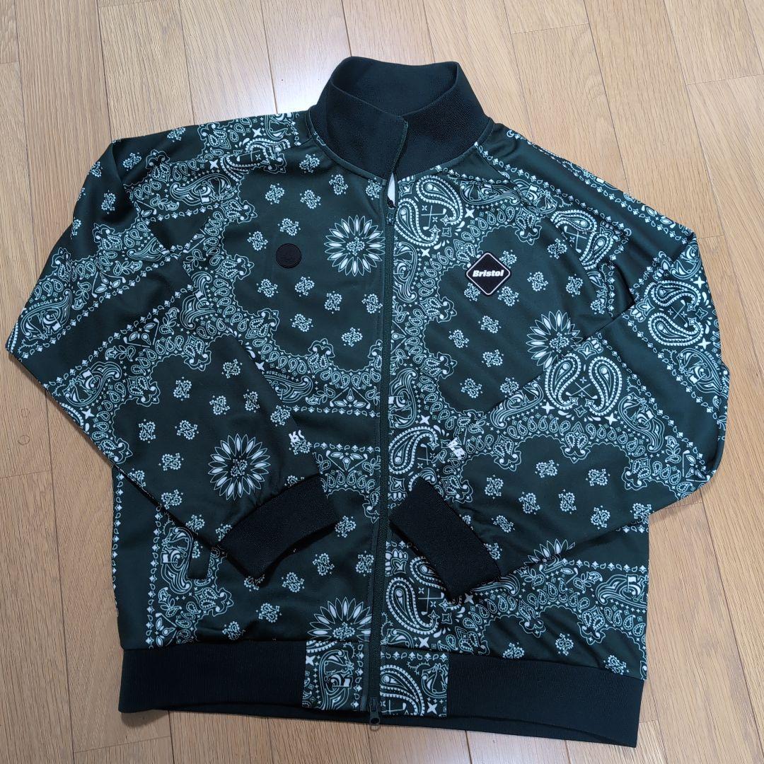 Bristol ×fr2ゴルフ.バンダナ柄 ジップアップジャケット