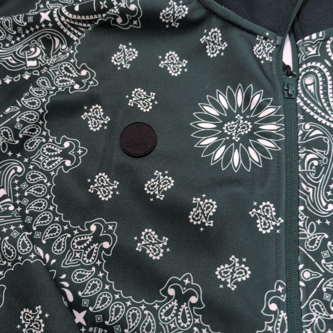 Bristol ×fr2ゴルフ.バンダナ柄 ジップアップジャケット