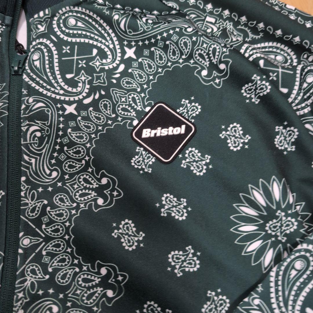 Bristol ×fr2ゴルフ.バンダナ柄 ジップアップジャケット