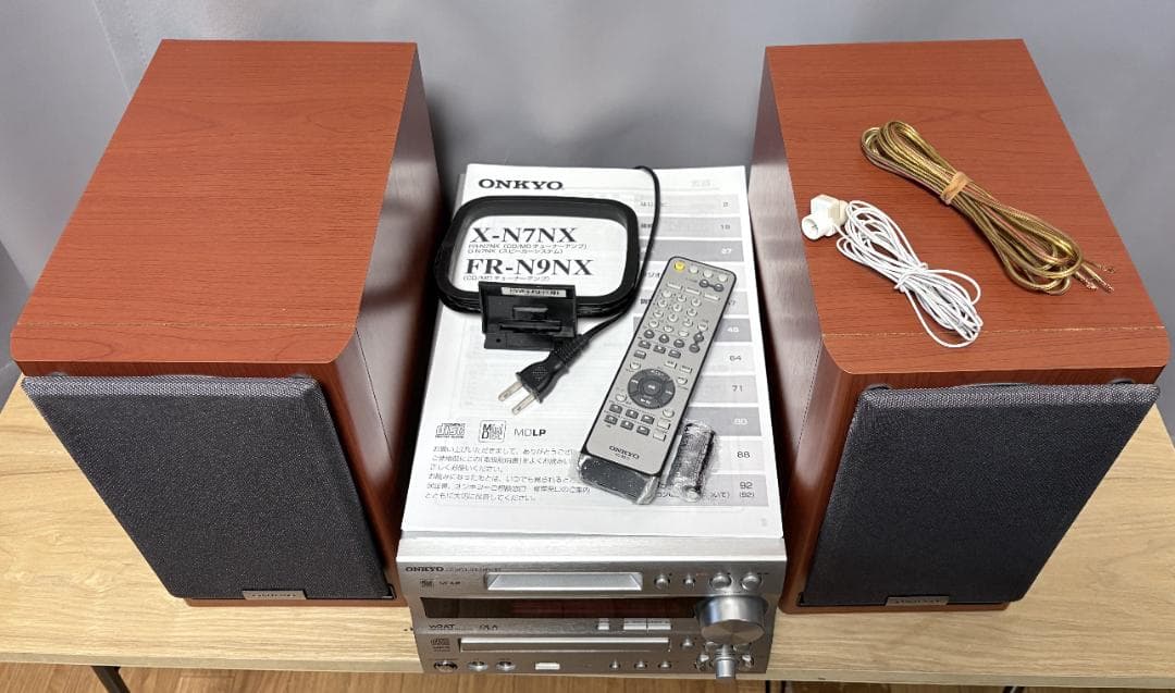 ONKYO FR-N7NX　スピーカーD-N7NX　リモコン　アンテナ　ケーブル