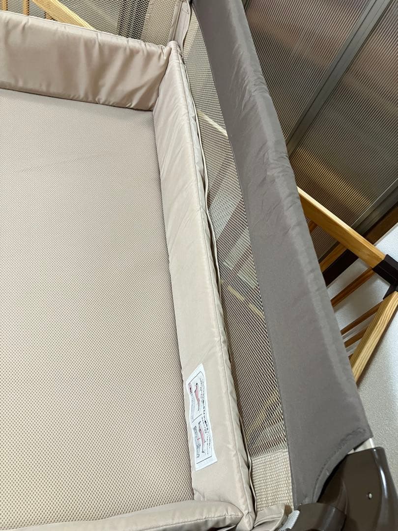 Aprica ココネルエアー　ベビーベッド ブラウン　折り畳み可