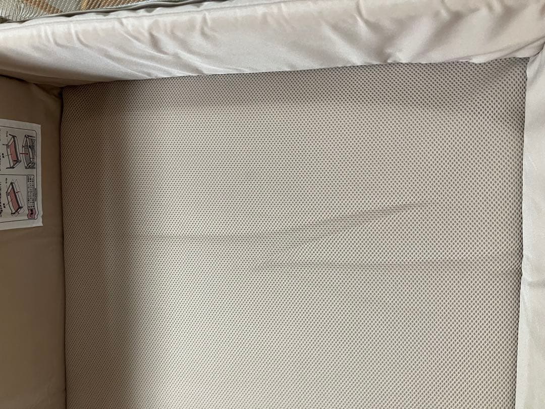 Aprica ココネルエアー　ベビーベッド ブラウン　折り畳み可