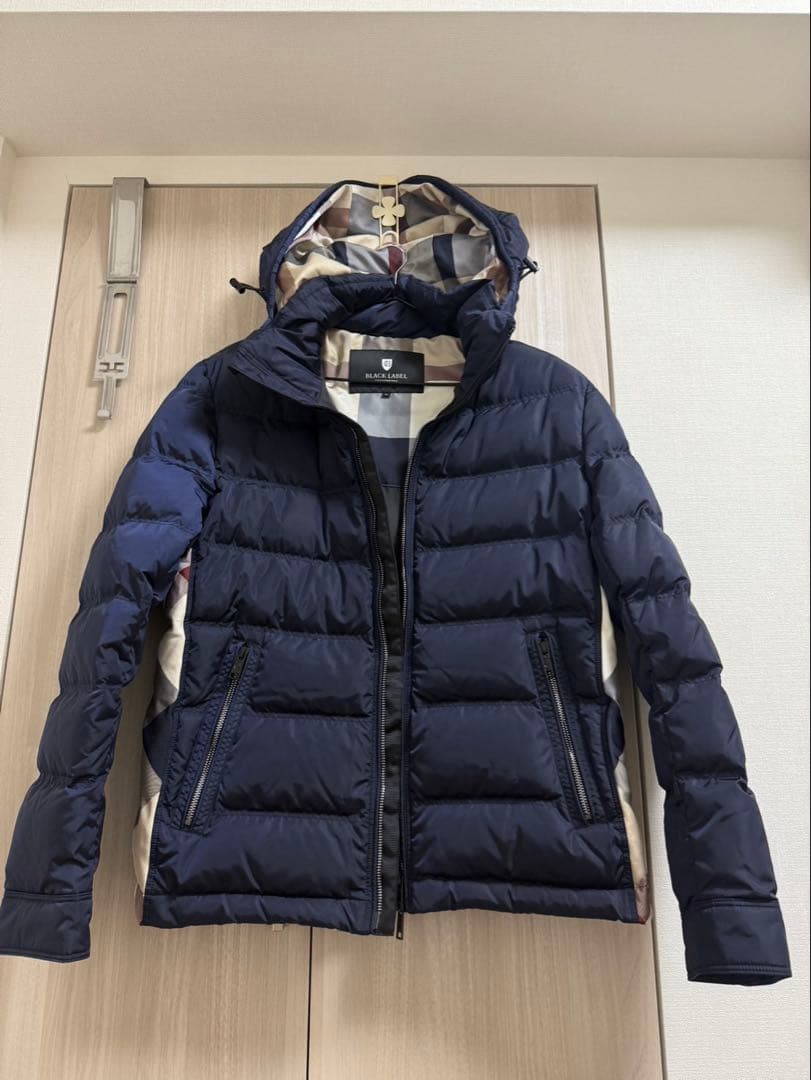 ブラックレーベルクレストブリッジ　ダウンジャケット　M ネイビー　希少　レア