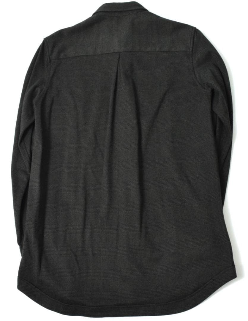 未使用 リップヴァンウィンクル ソフトグレンチェックシャツ 比翼 3 (S)