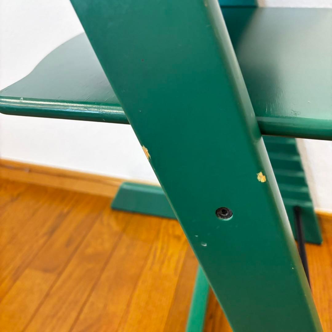 ストッケ　トリップ トラップ　ベビーチェア+ベビーセット　フォレストグリーン