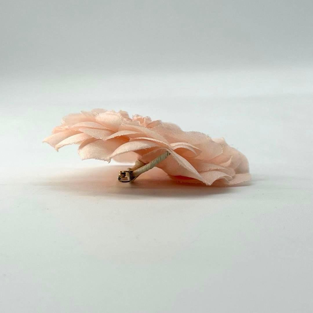 18214✨CHANEL シャネル 花 カメリア コサージュ ピンク