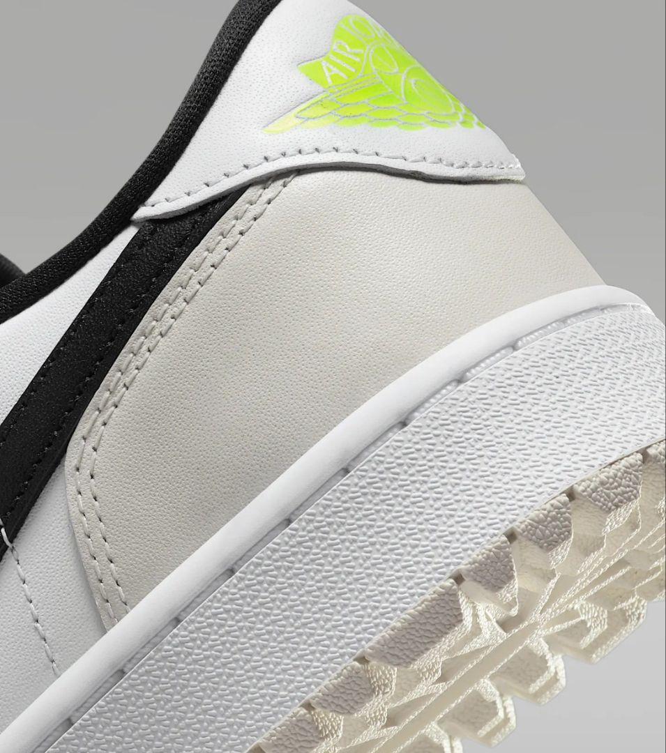NIKE AIR JORDAN 1 LOW GOLF ブラック ボルト 28