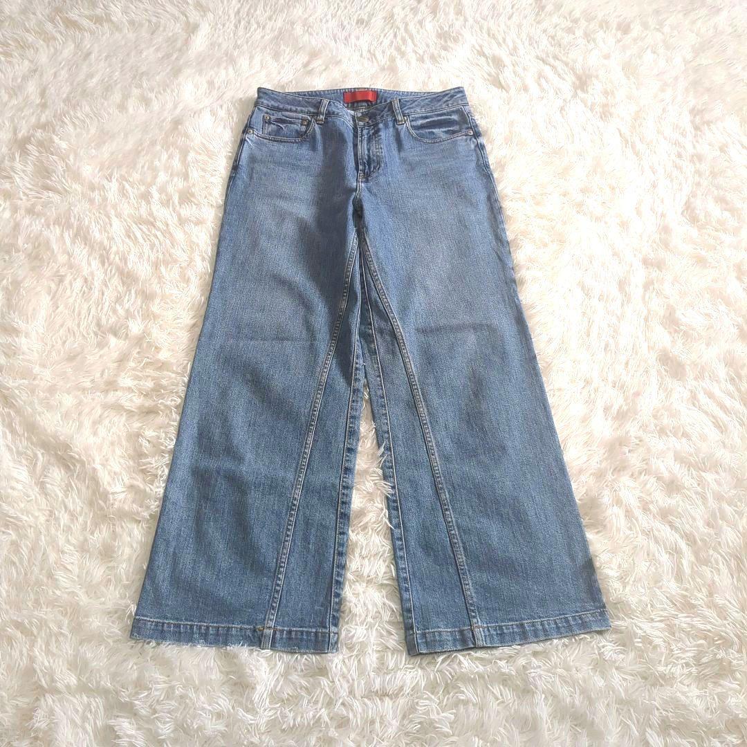 美品 大きいサイズ✨ RED CARD 23区 デニムワイドパンツ 44 近年