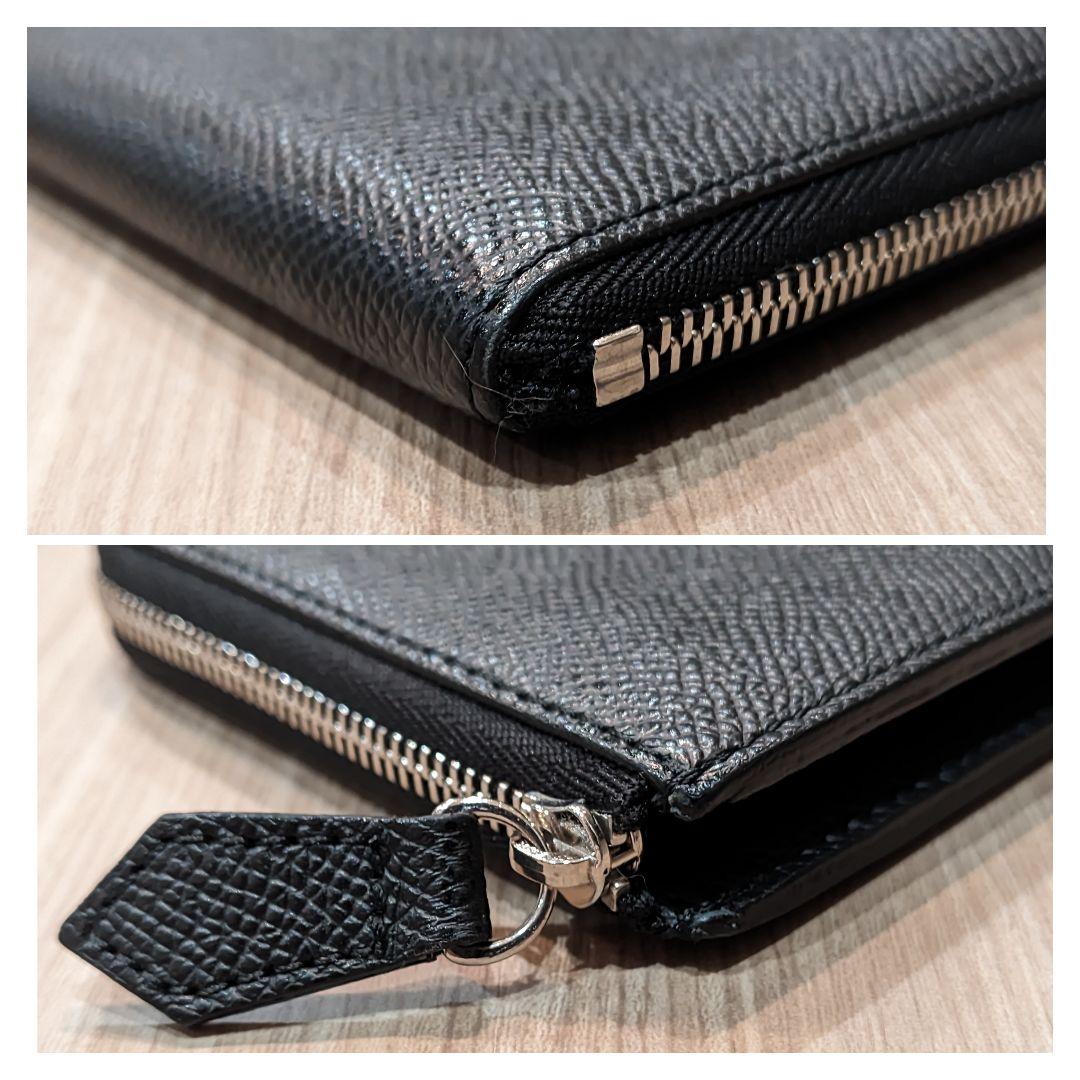 ブルックリンミュージアム　ハーフLジップウォレット　ブラック