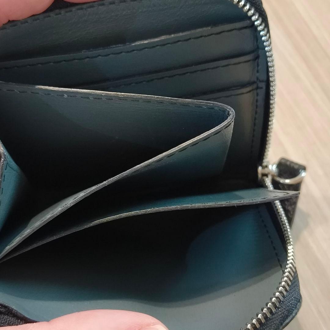 ブルックリンミュージアム　ハーフLジップウォレット　ブラック