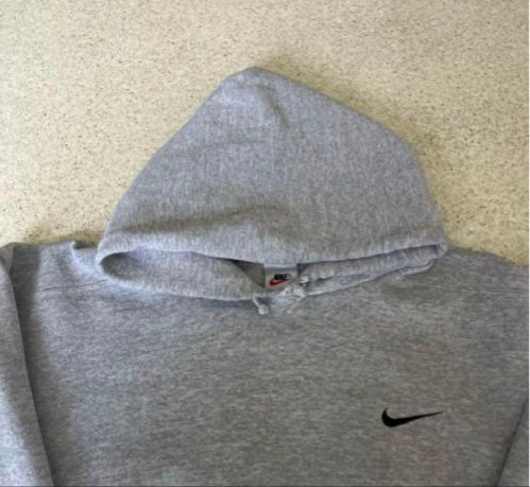 ✨希少美品✨90s ナイキ　パーカー　usa製 銀タグ　グレー　オールドナイキ