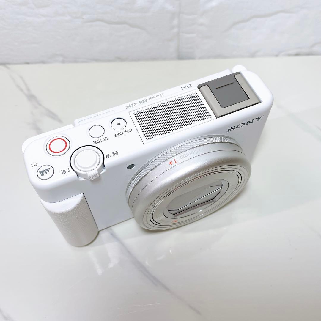【美品】SONY ZV-1 コンパクトデジタルカメラ ホワイト コンデジ