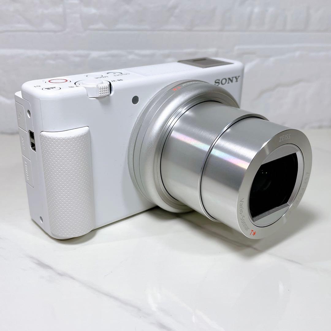 【美品】SONY ZV-1 コンパクトデジタルカメラ ホワイト コンデジ