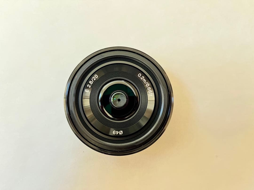 [未使用]SONY E 20mm F2.8(SEL20F28)