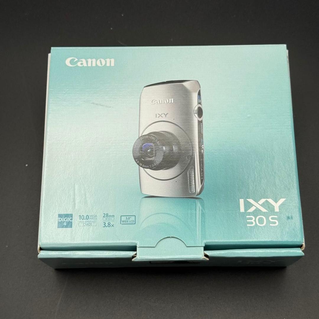 【美品】Canon IXY30S シルバー コンパクトデジタルカメラ　箱付き