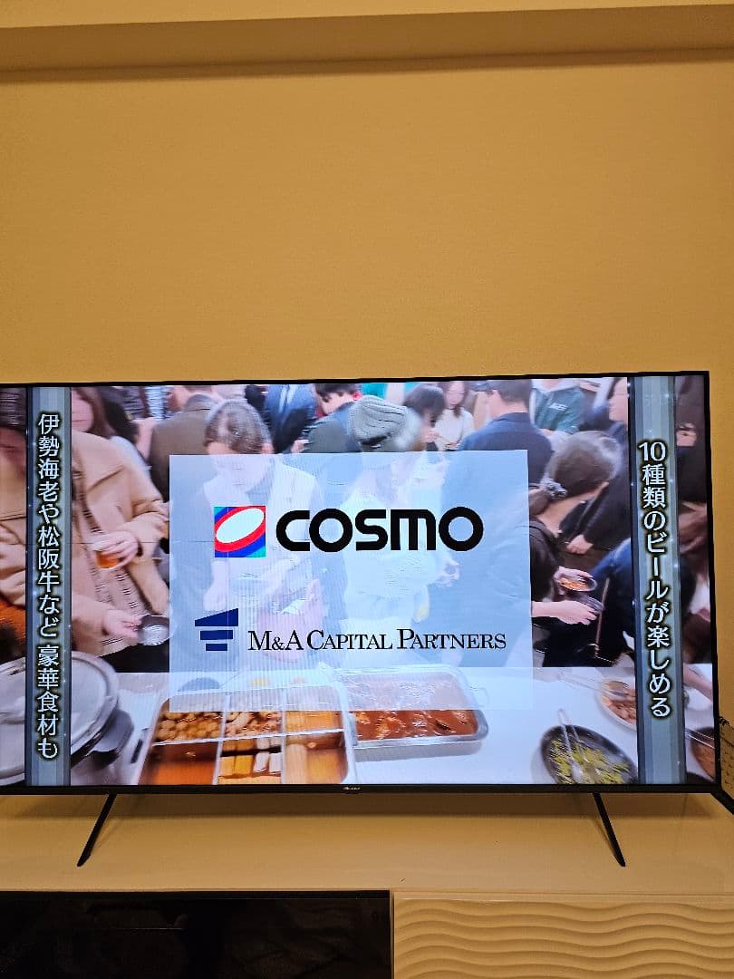 へ*と様 ハイセンス 65E7H 2024年製　細い縦線と横線あり　手渡しOK