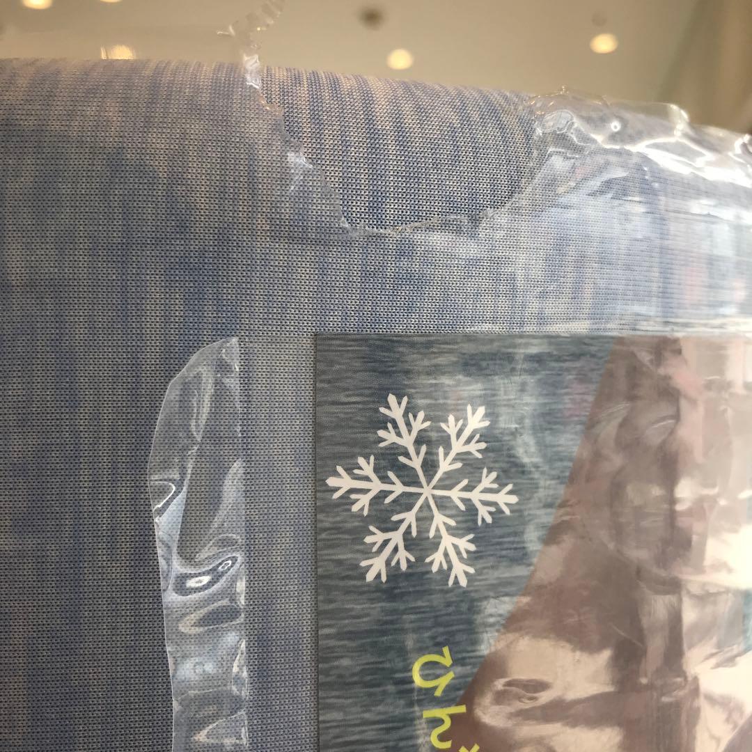 【新品未使用】昭和西川の極厚冷感ラグ　180×200cm 薄ブルー