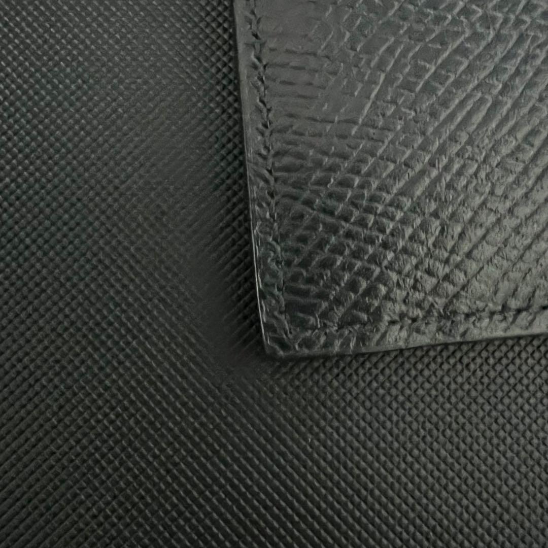 CELINE ブラック カーフスキン カードホルダー パスケース ケース