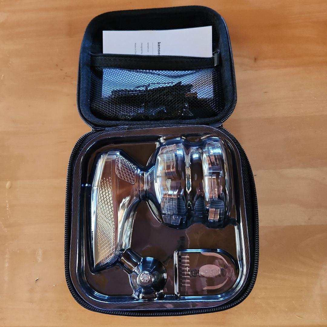 kensen メンズ電気シェーバー 収納ケース付き