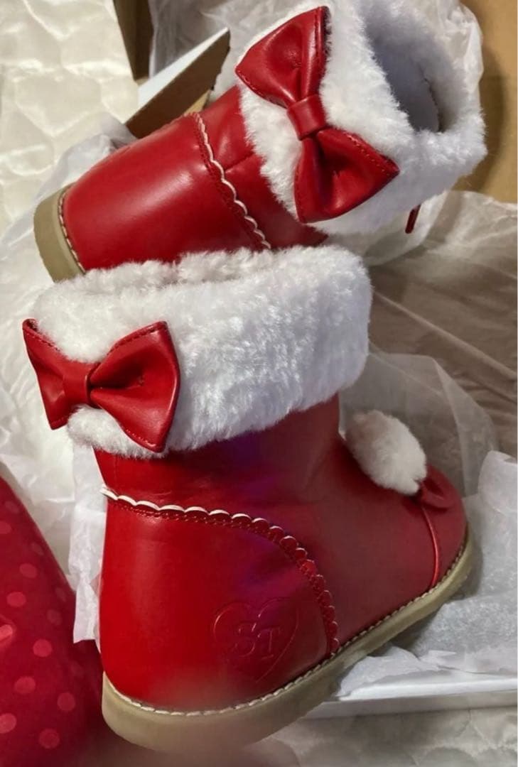 シャーリーテンプル　ラビットブーツ18cm