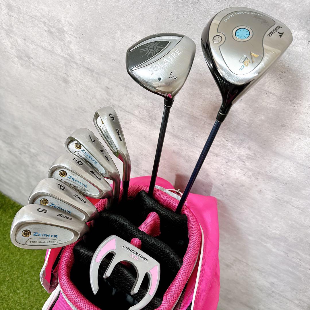 ゴルフクラブセット レディース ツアーステージ キャロウェイ 8本 【K440】