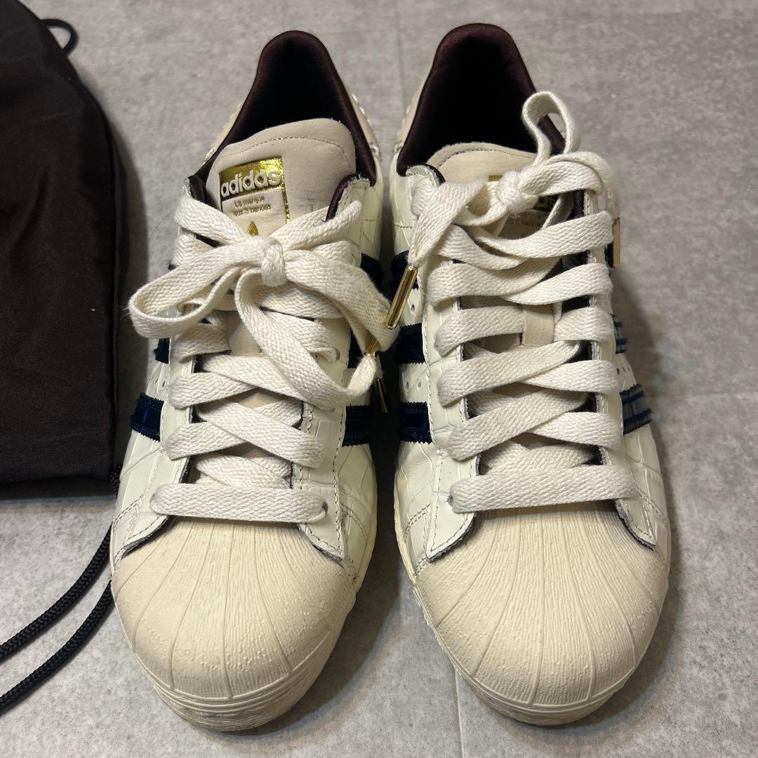 【美品】adidas × Wales Bonner SUPERSTAR 25.5