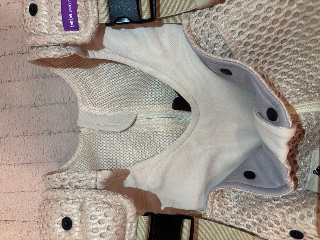 bebe swan 抱っこ紐 ベージュ メッシュ