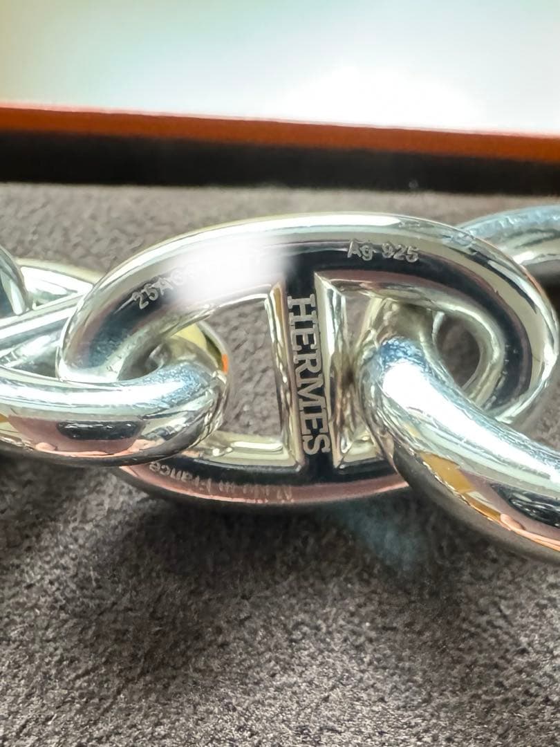 エルメス シェーヌ・ダンクル ブレスレット TGM 12コマ