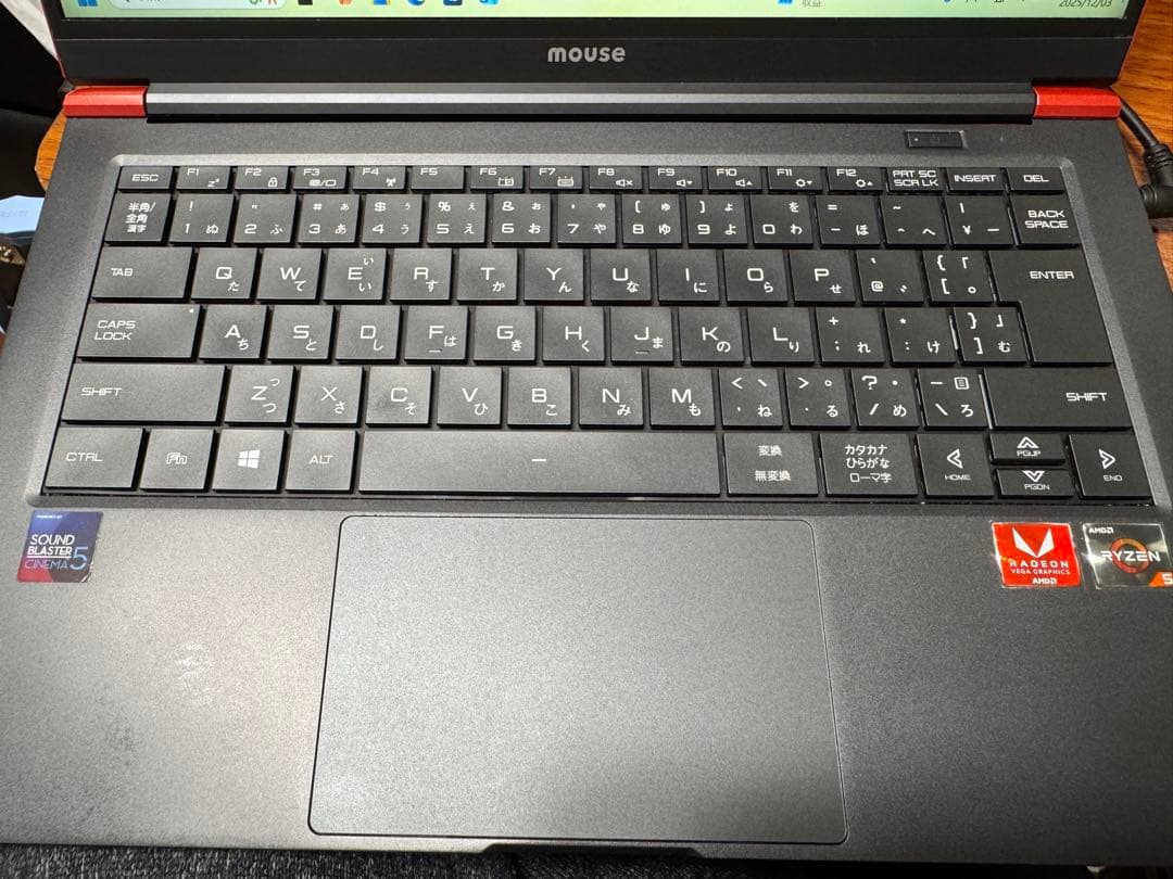 mouse ノートPC Ryzen5 3500U