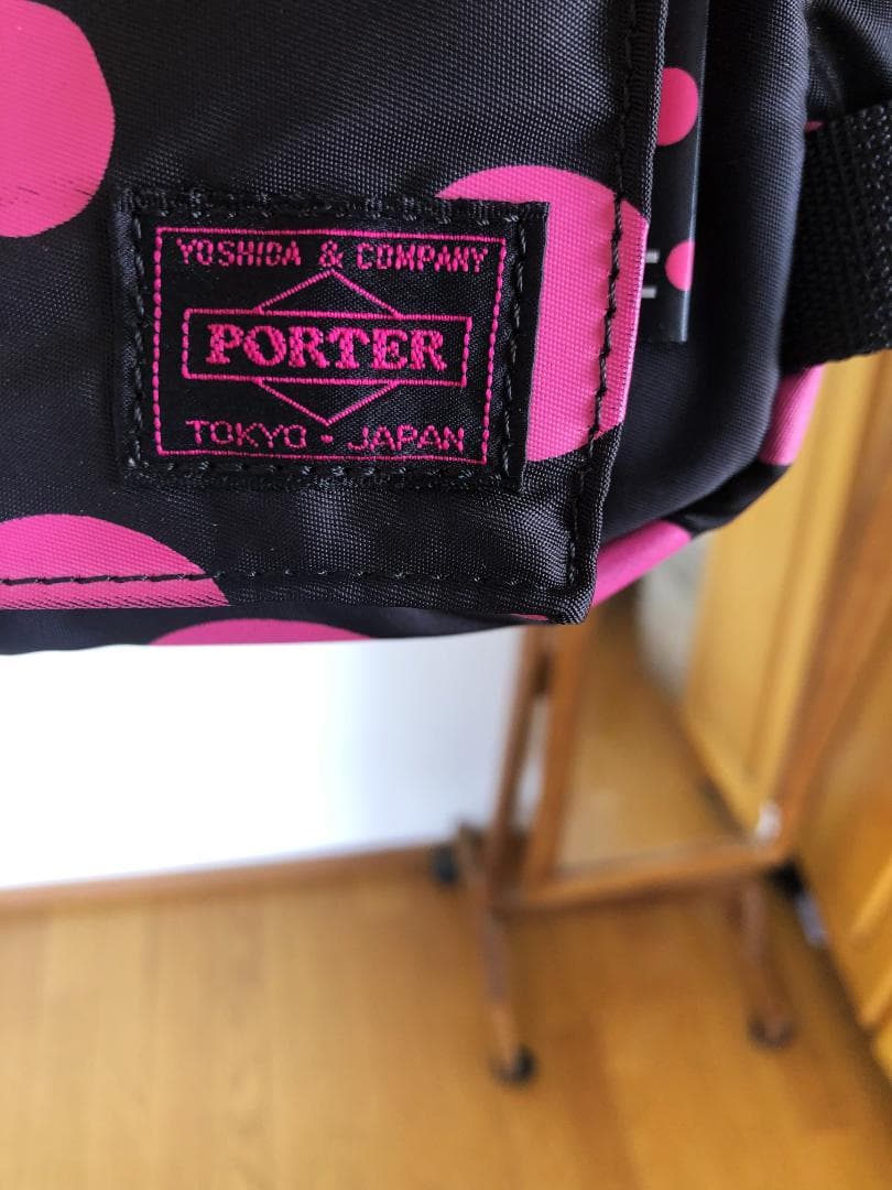 美品　ポーター　草間彌生　ウエスト　ポーチ　ボディー　バッグ　タンカー　旅行