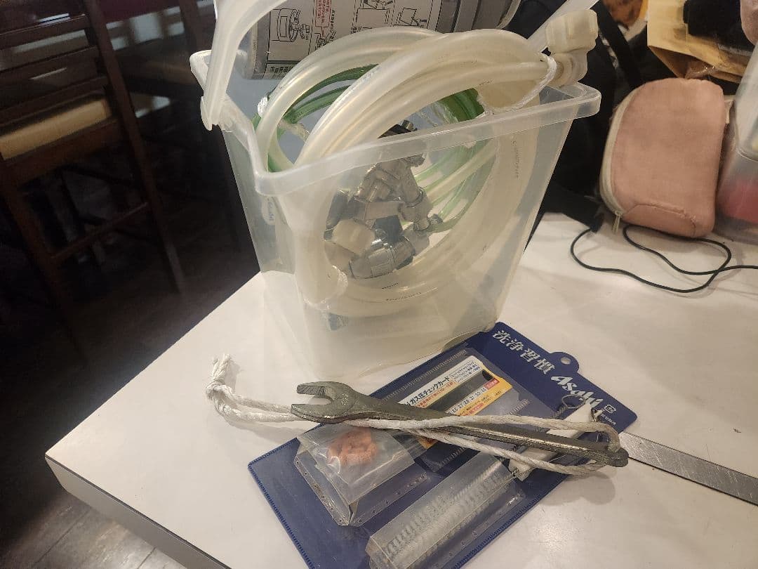 ニットクビールサーバーWコック レア木製コック付き 洗浄済み程度良好 フルセット