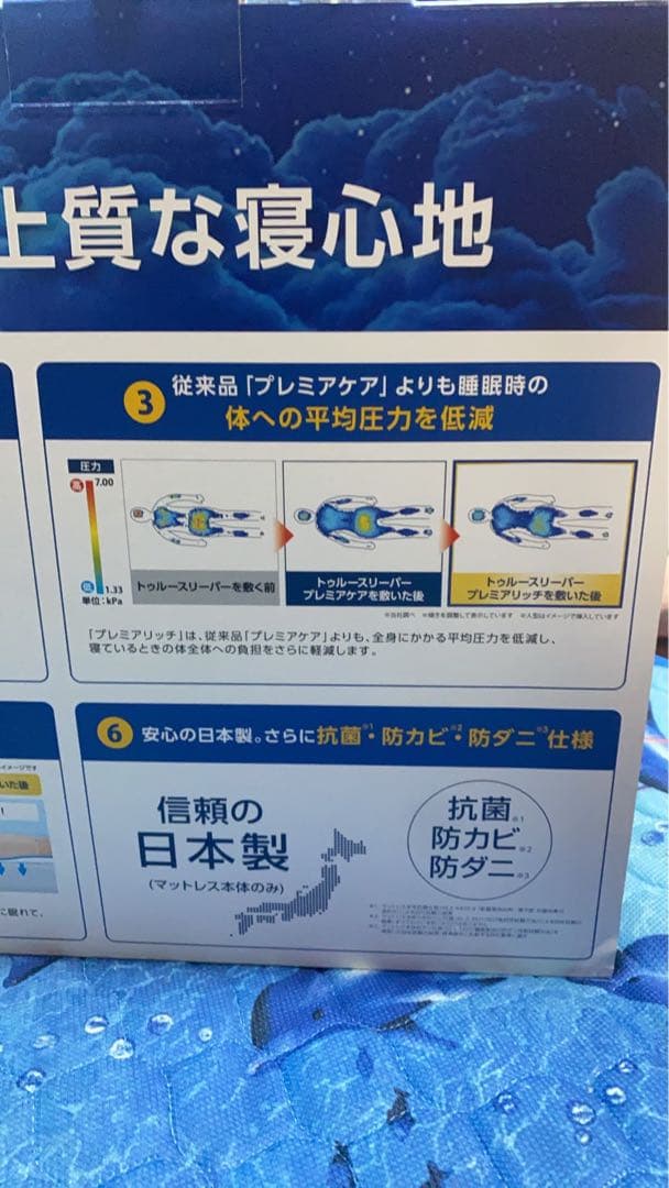 【新品】【ダブル】トゥルースリーパー プレミアリッチ 低反発マットレス