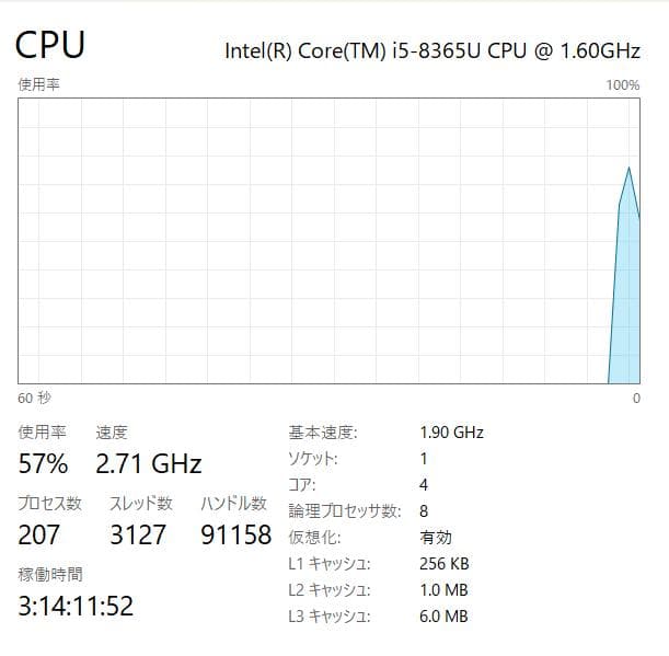 第8世代、スリム、高速、フルHD、富士通LifeBook、8GB、256GB