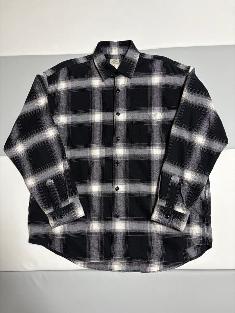 東洋gold HEAVY NEL CHECK SHIRT M