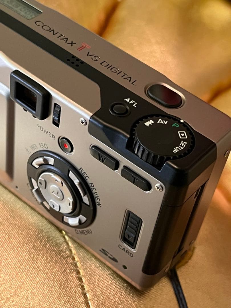 CONTAX Tvs Digital チタン 美品 T＊レンズ付