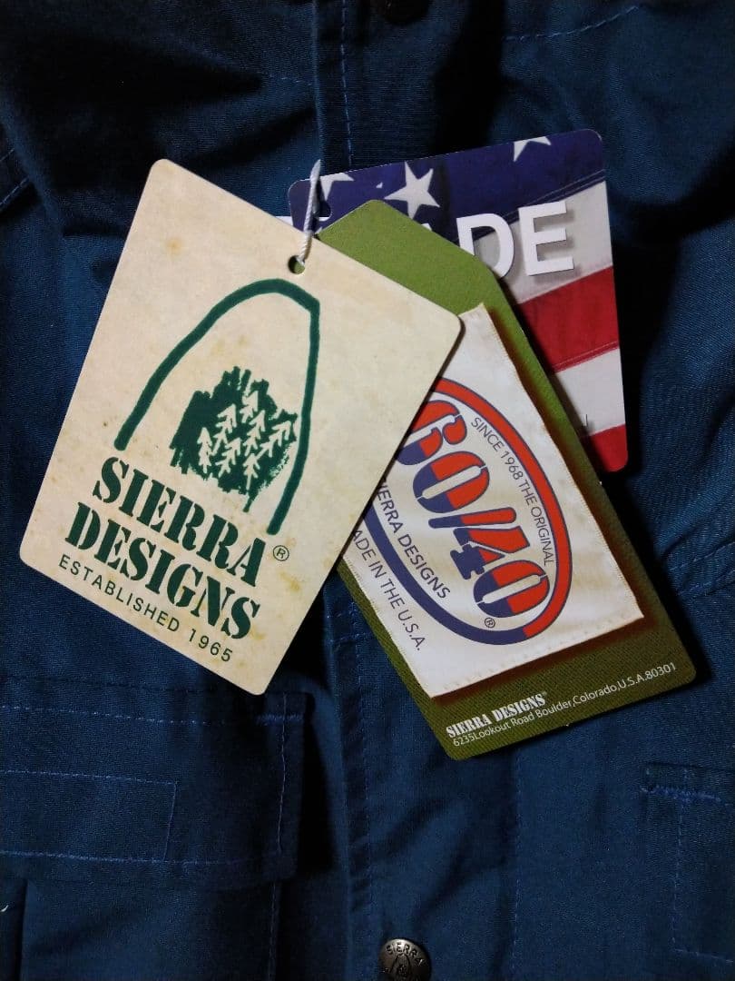 米国製 生産終了 シェラデザインズ 60/40 マウンテンパーカー ネイビーXL