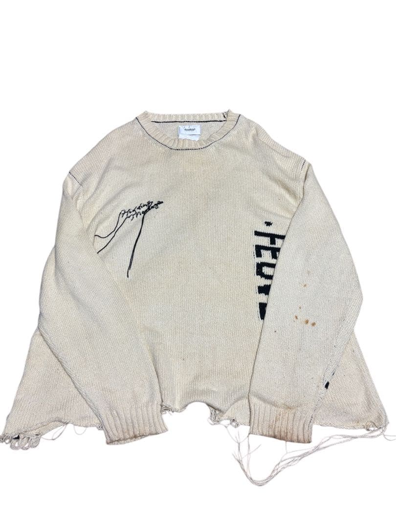 doublet hidden message knit/ダブレット/ニット