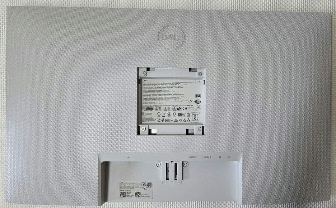 Dell モニター S2721D　スピーカー内蔵