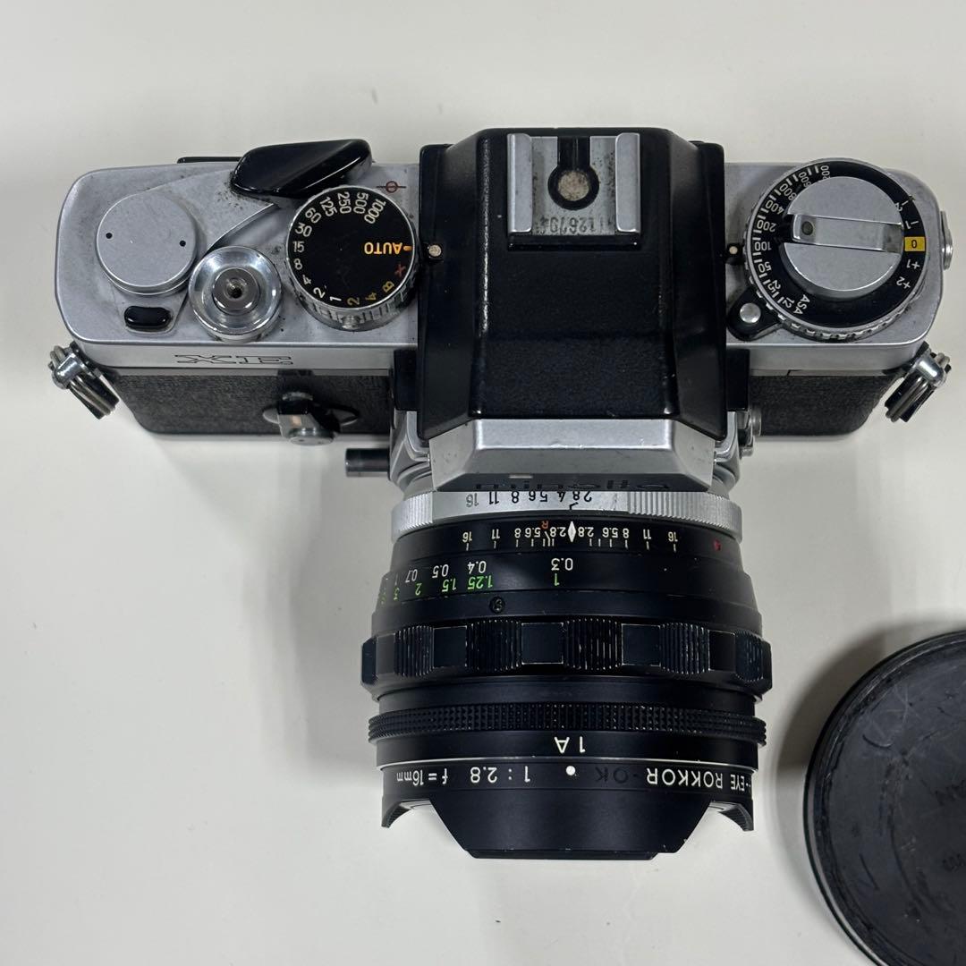 Minolta XE 一眼付き　Rokkor 16mm f2.8fish eye