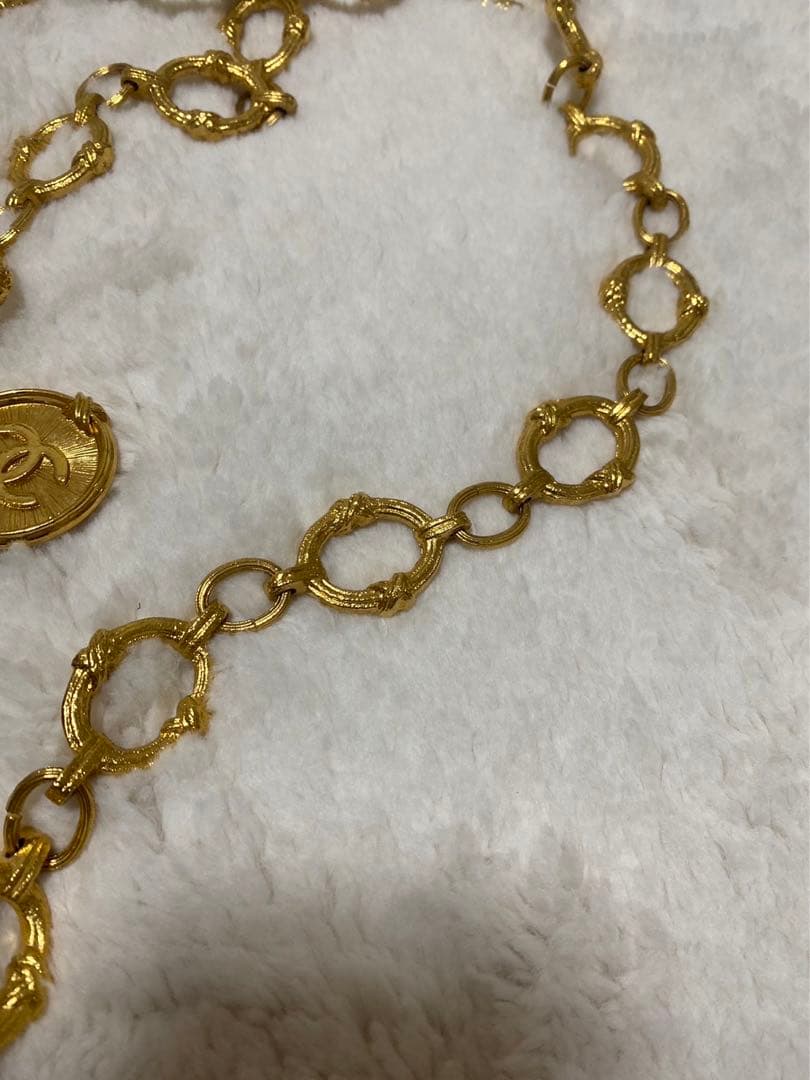 CHANEL チェーンベルト ゴールド