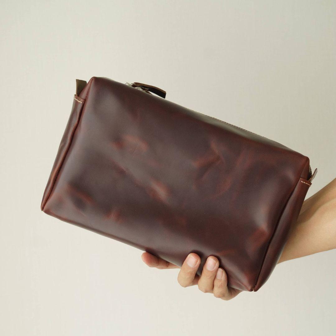 クロムエクセルレザーポーチ 選べるカラー