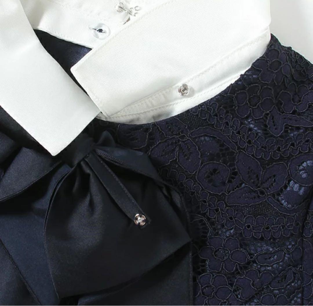 極美品⭐︎1回短時間着用のみ　メゾピアノ　ワンピース　フォーマル　卒服　150